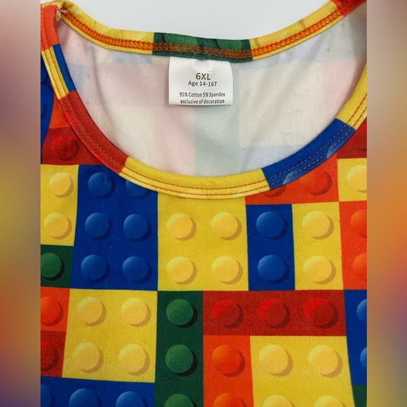 Building Block Milk Silk Flutter Dress Size 14/16 - Picture 3 of 4